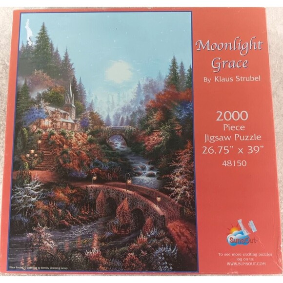 Moonlight Grace 2000 Piece Jigsaw Puzzle Klaus Strubel by SunsOut - Picture 1 of 3